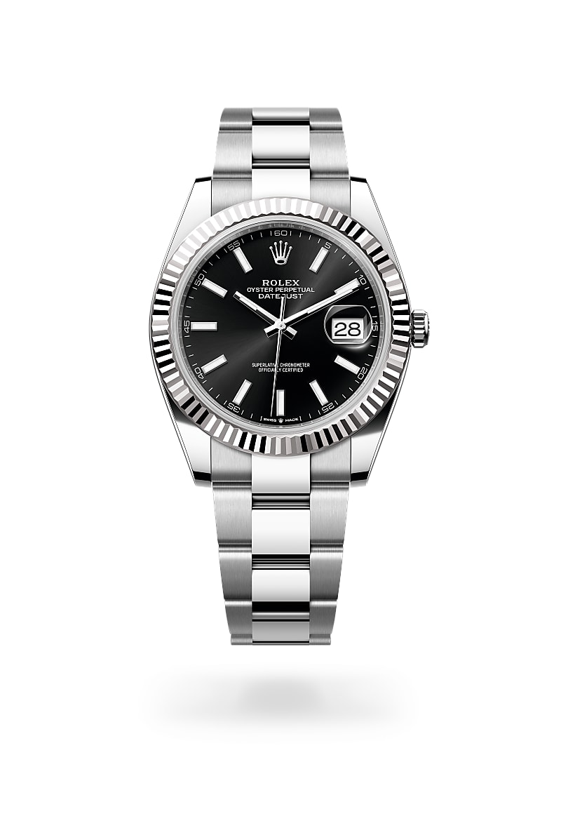 Rolex Datejust 41 M126334-0017 Herrenuhr - Oyster, 41 mm, Edelstahl Oystersteel und Weißgold