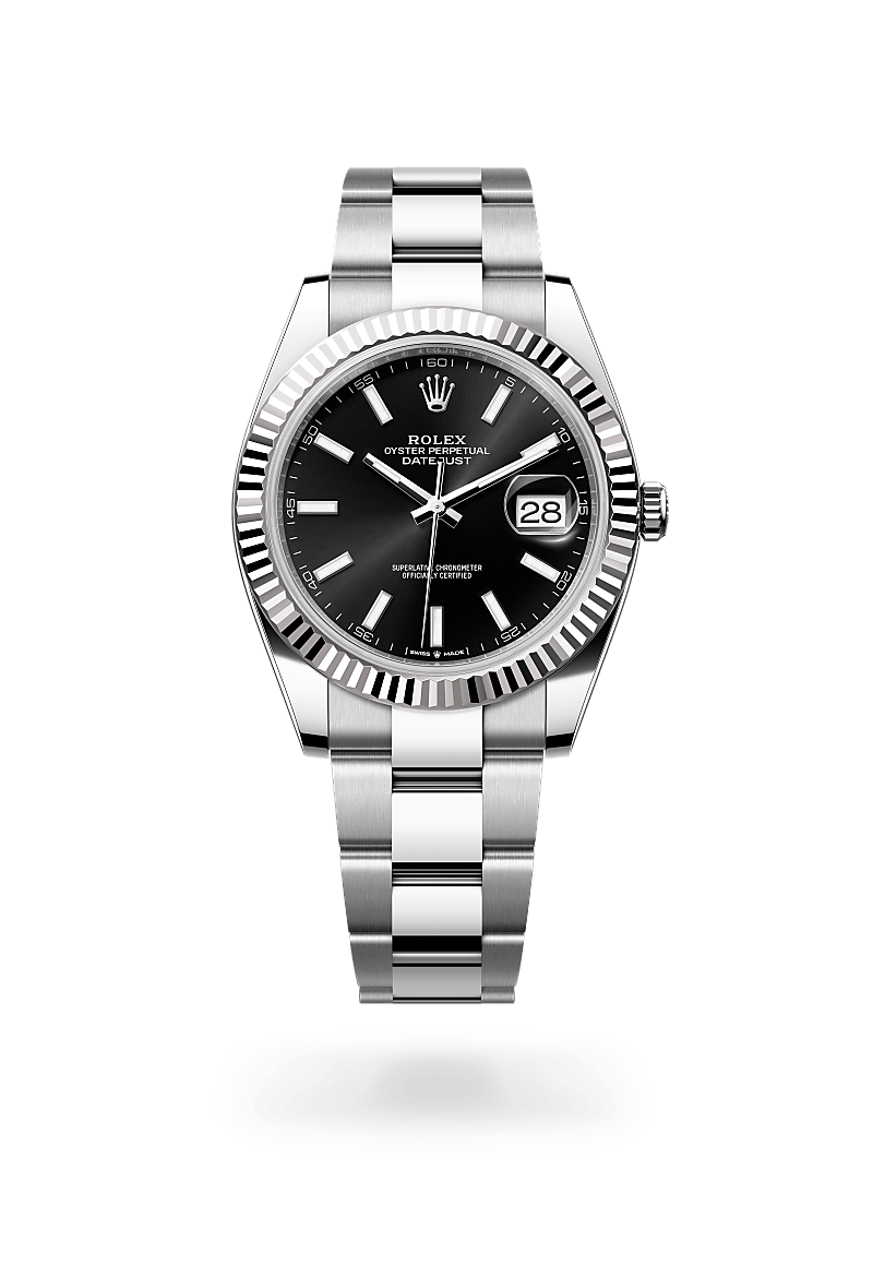 Rolex Datejust 41 M126334-0017 Herrenuhr - Oyster, 41 mm, Edelstahl Oystersteel und Weißgold