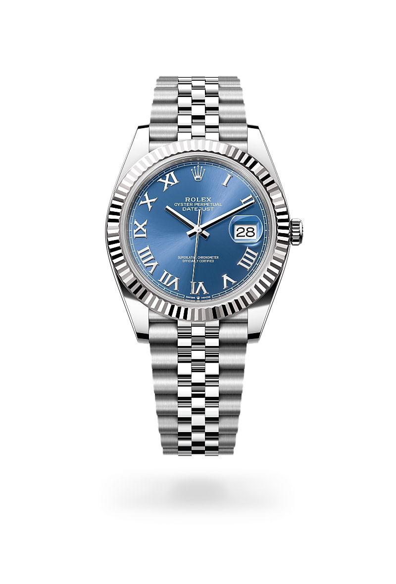 Rolex Datejust 41 M126334-0026 Herrenuhr - Oyster, 41 mm, Edelstahl Oystersteel und Weißgold