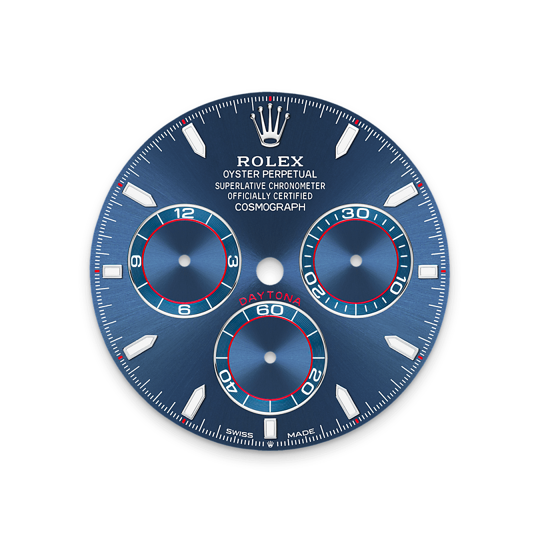 Strahlend blaues Zifferblatt