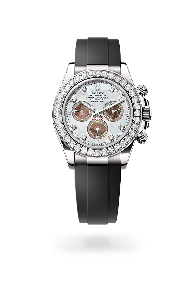 Rolex Cosmograph Daytona M126589RBR-0001 Herrenuhr - Oyster, 40 mm, Weißgold mit Diamanten