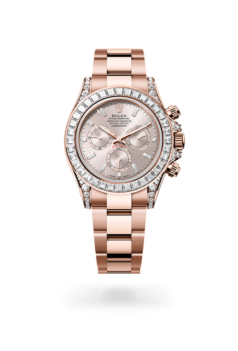 Rolex Cosmograph Daytona M126595TBR-0001 Herrenuhr - Oyster, 40 mm, Everose-Gold mit Diamanten