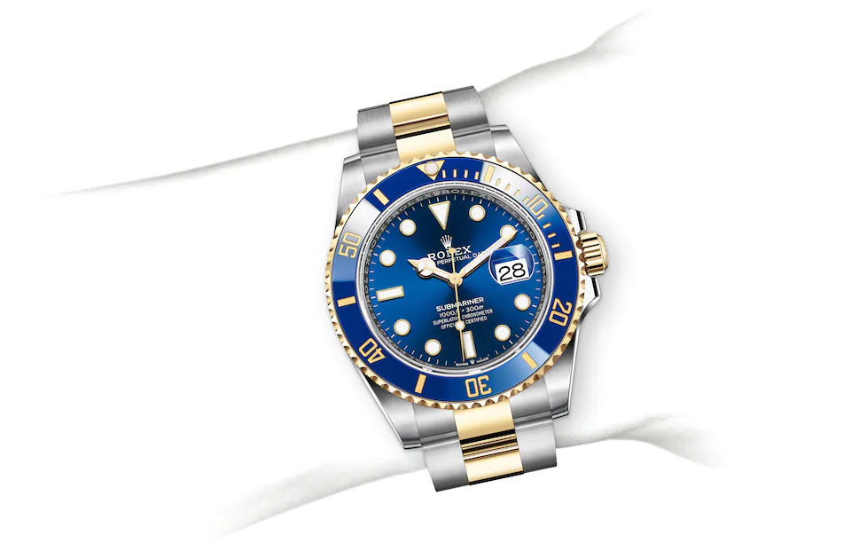 Rolex Submariner in Edelstahl Oystersteel und Gold, M126613LB-0002 