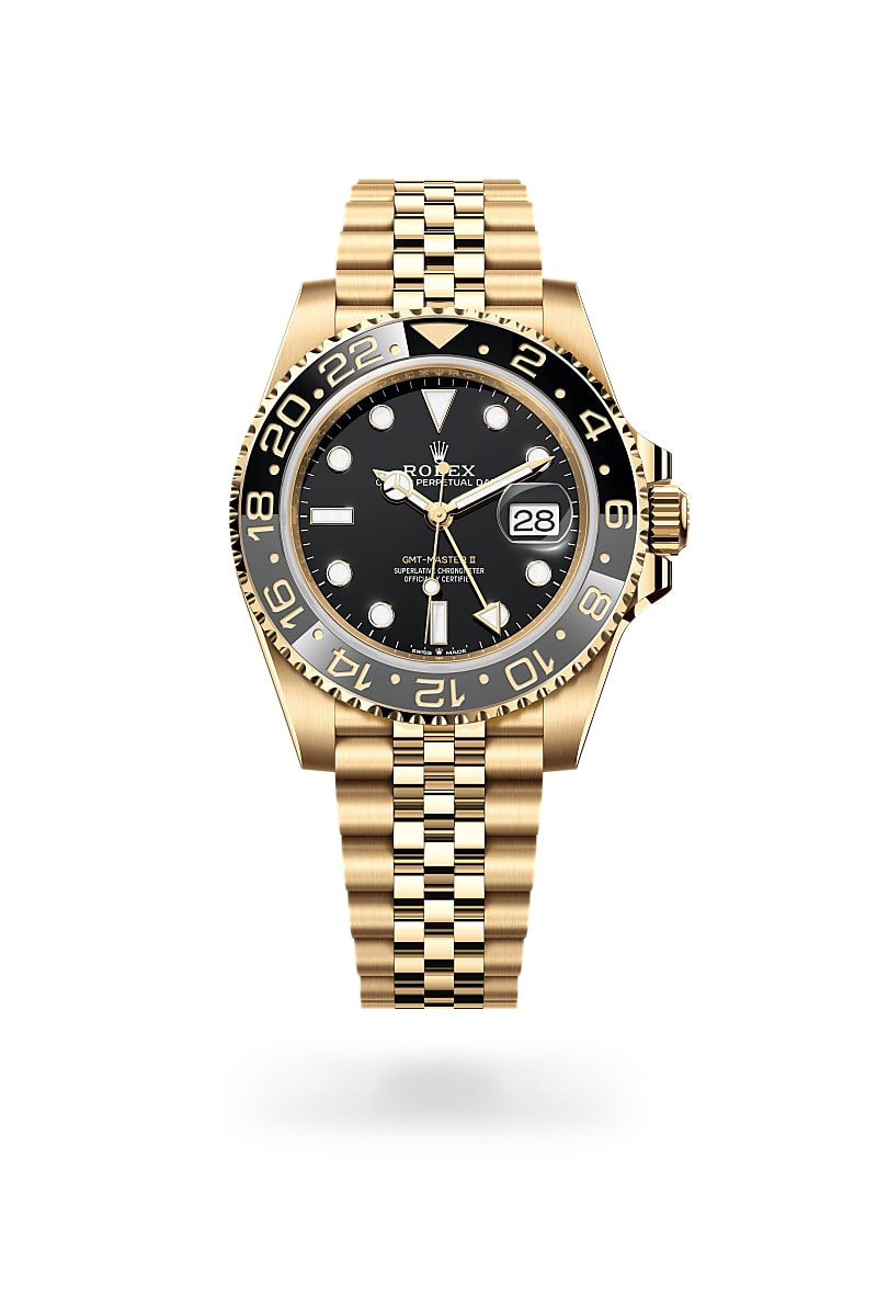 Rolex GMT-Master II M126718GRNR-0001 Herrenuhr - Oyster, 40 mm, Gelbgold