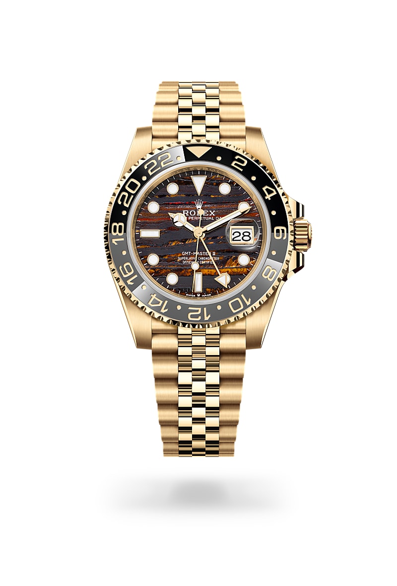 Rolex GMT-Master II M126718GRNR-0002 Herrenuhr - Oyster, 40 mm, Gelbgold
