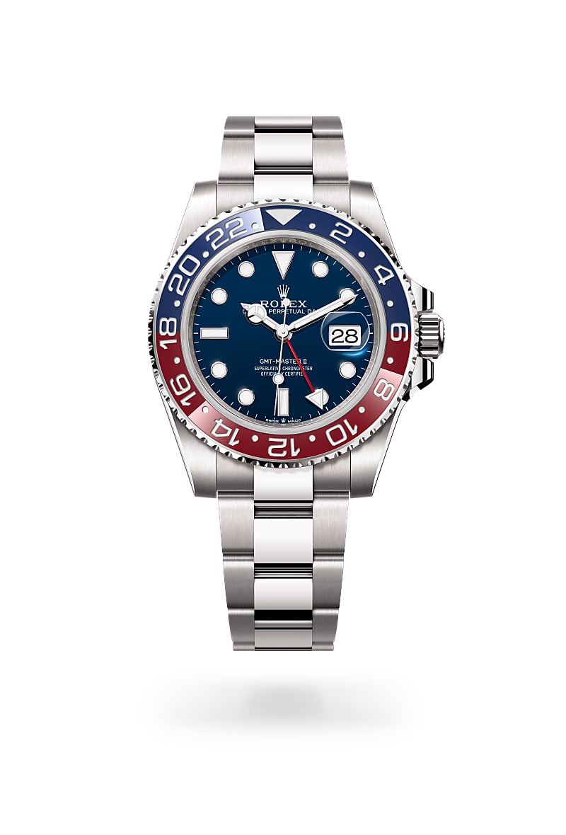 Rolex GMT-Master II M126719BLRO-0003 Herrenuhr - Oyster, 40 mm, Weißgold