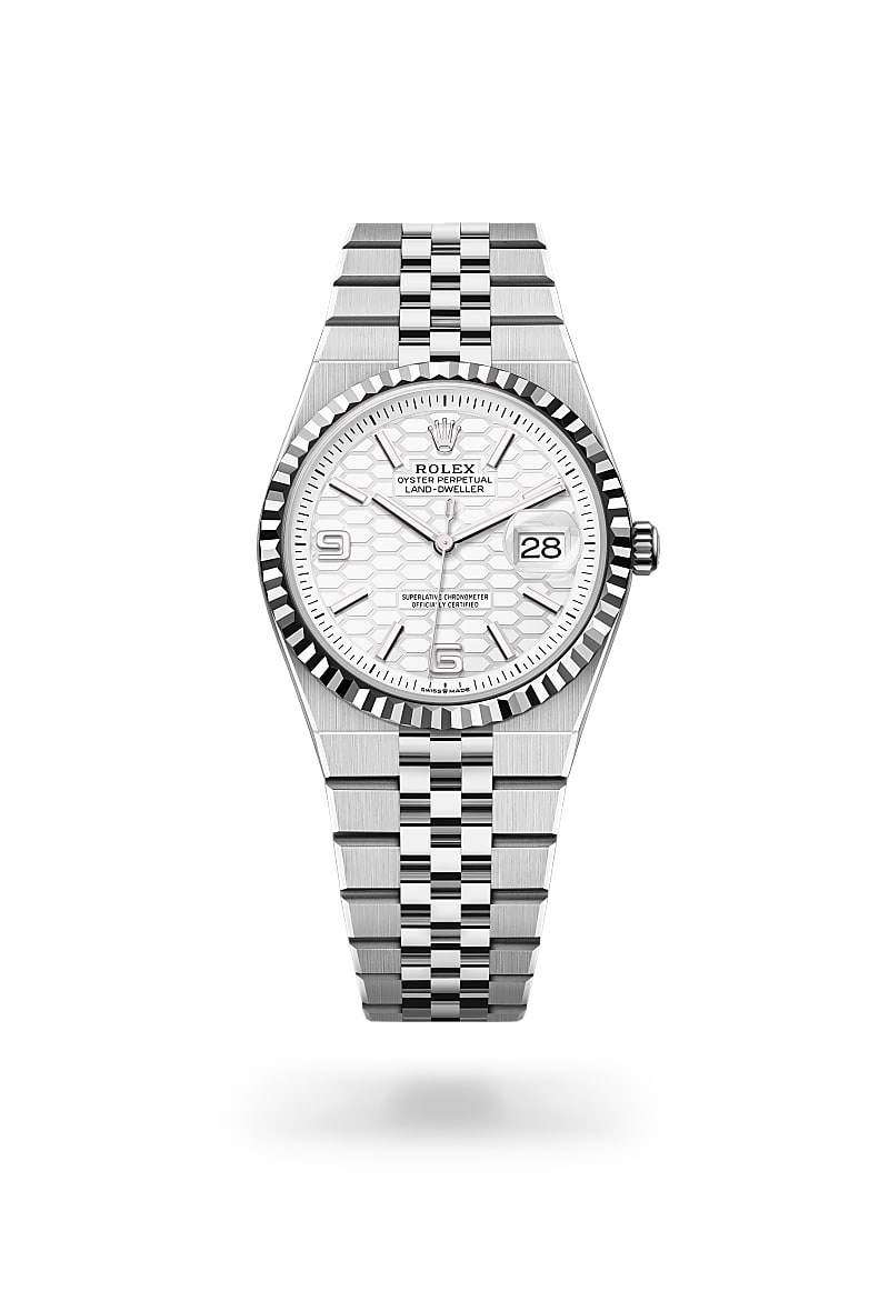 Rolex Land-Dweller 36 M127234-0001 Herrenuhr - Oyster, 36 mm, Edelstahl Oystersteel und Weißgold