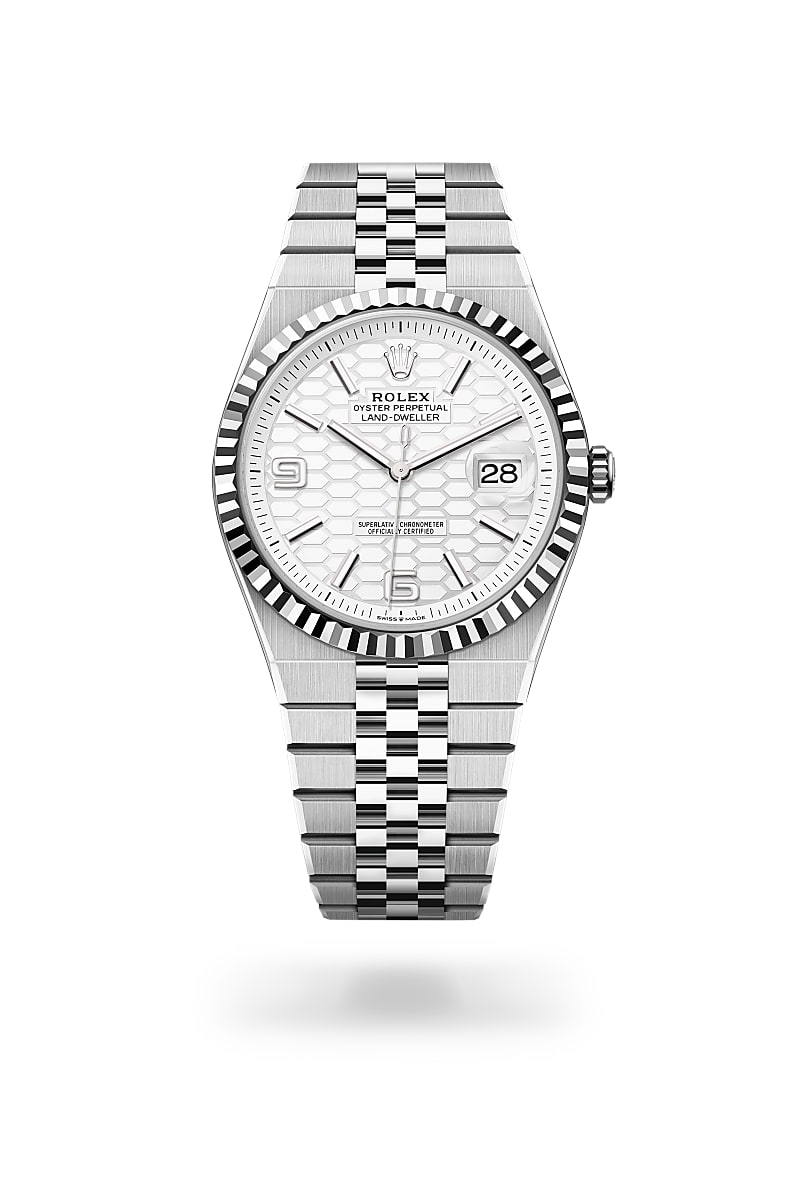 Rolex Land-Dweller 40 M127334-0001 Herrenuhr - Oyster, 40 mm, Edelstahl Oystersteel und Weißgold