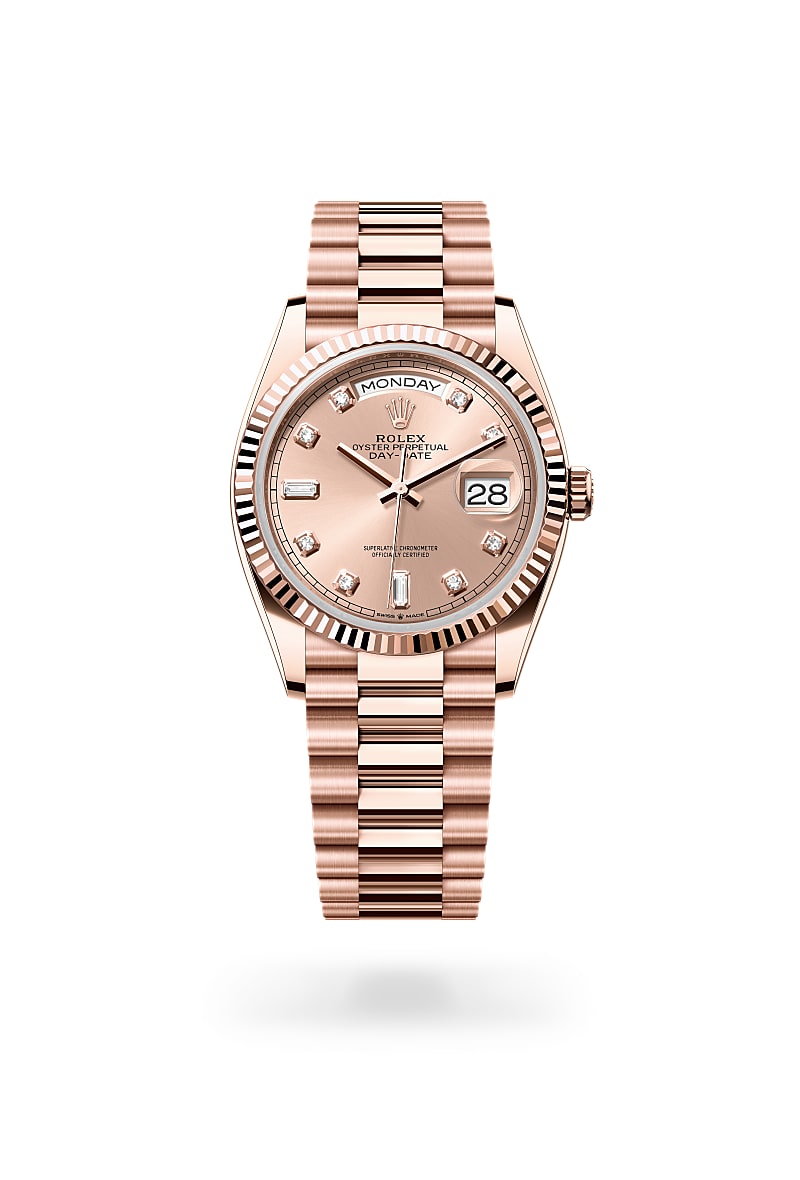 Rolex Day-Date 36 M128235-0009 Herrenuhr - Oyster, 36 mm, Everose-Gold