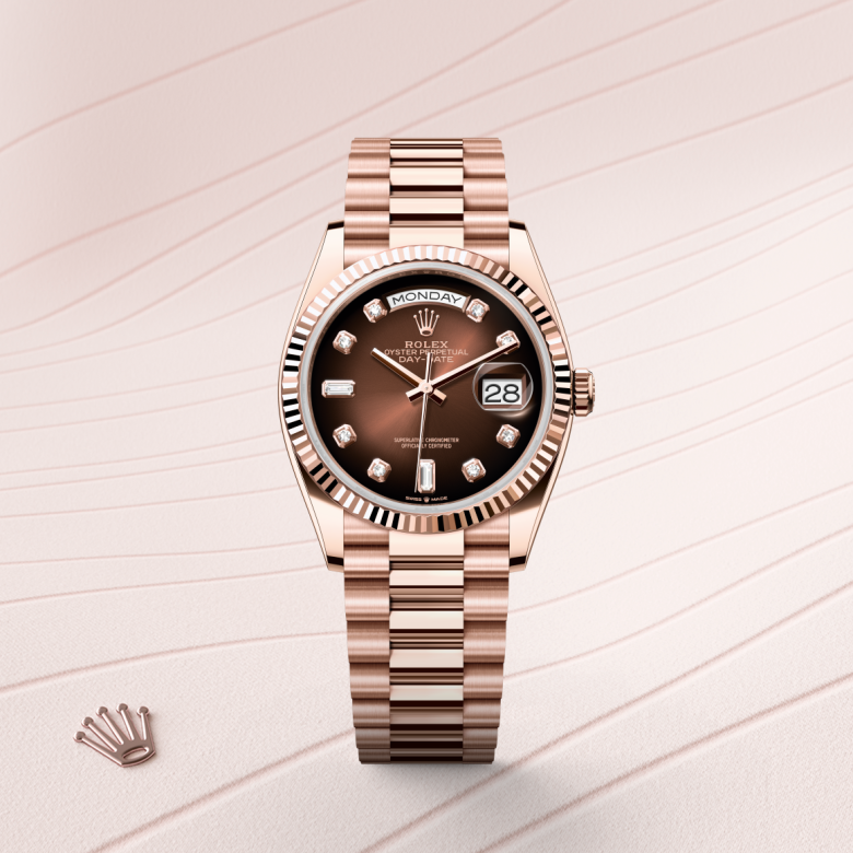 Rolex Day-Date 36 128235 Herrenuhr / Damenuhr Bild 2