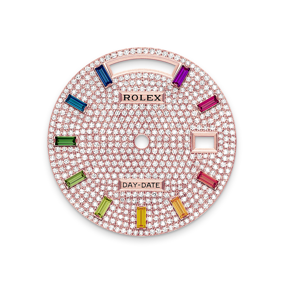 Diamantpavé­-Zifferblatt