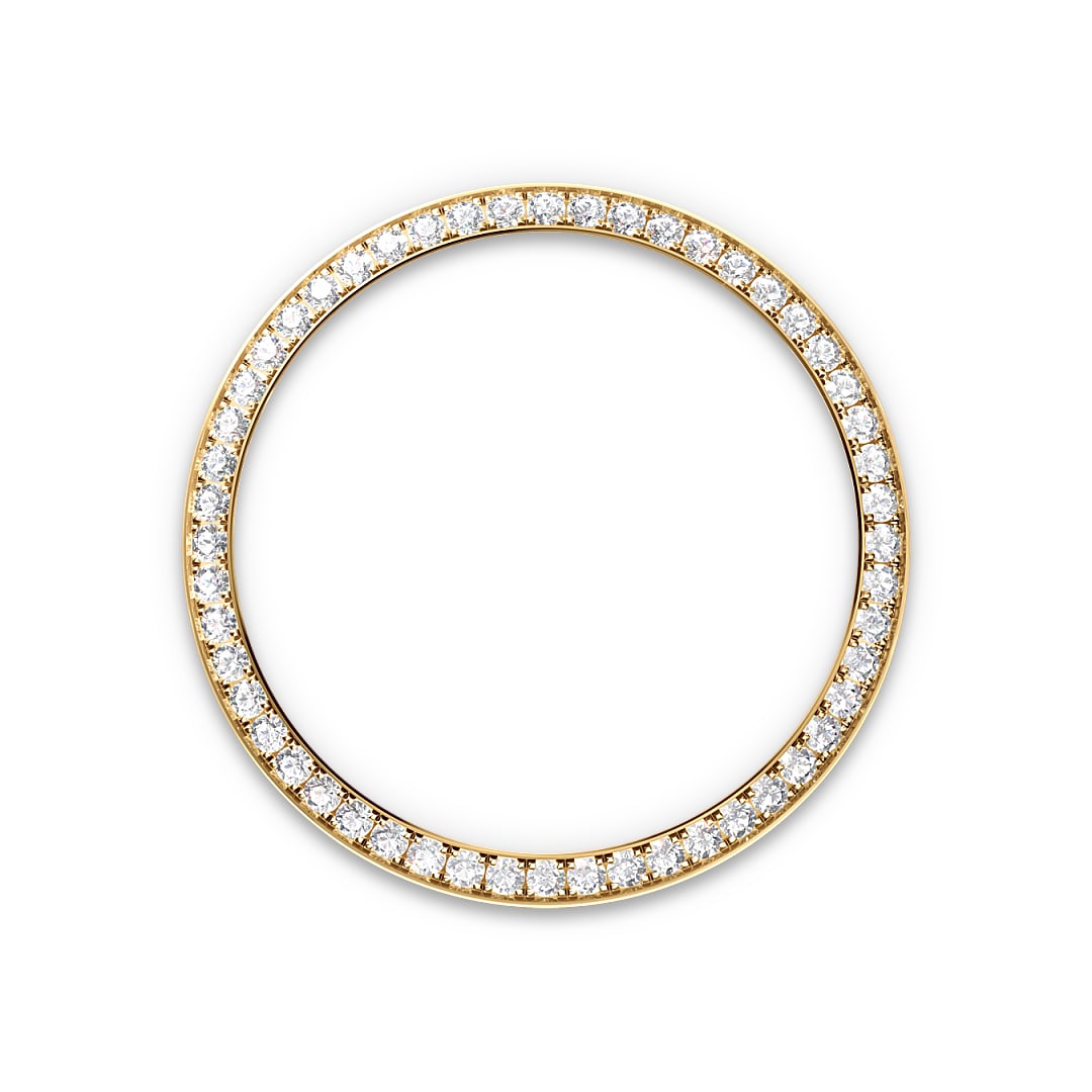 Diamantbesetzte Lünette