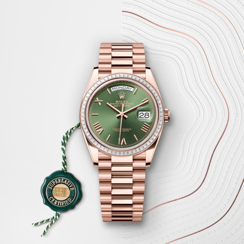 Rolex Day-Date 36 128395TBR Herrenuhr Bild 4