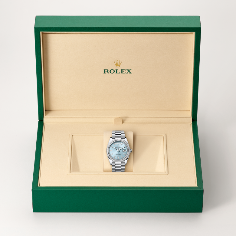 Rolex Day-Date 36 128396TBR Herrenuhr / Damenuhr Bild 3