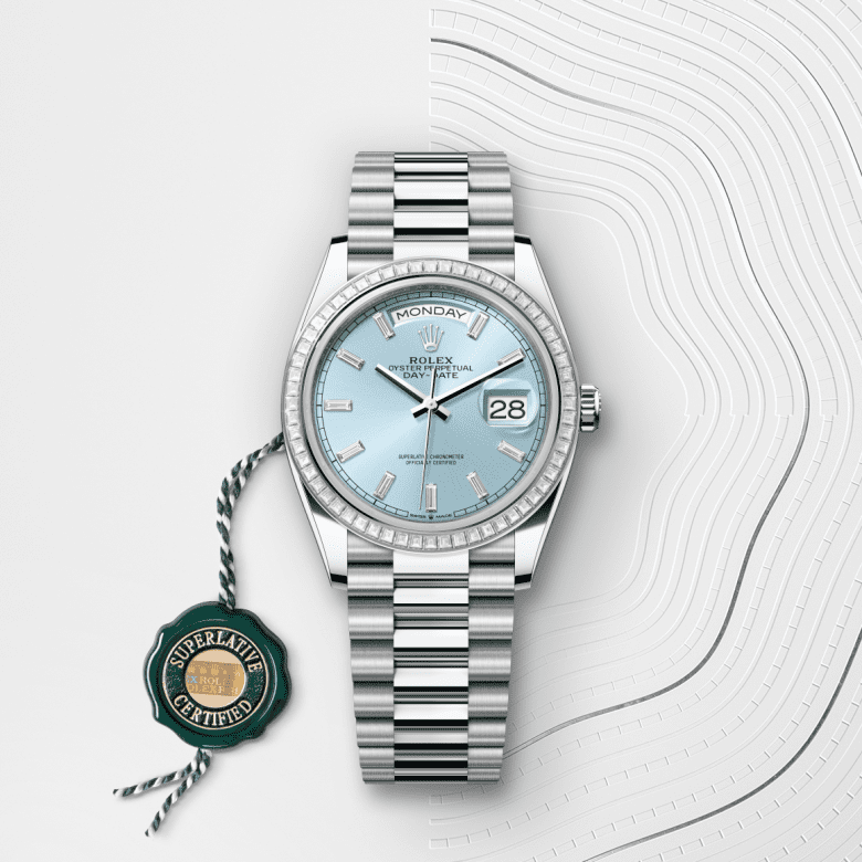 Rolex Day-Date 36 128396TBR Herrenuhr / Damenuhr Bild 4