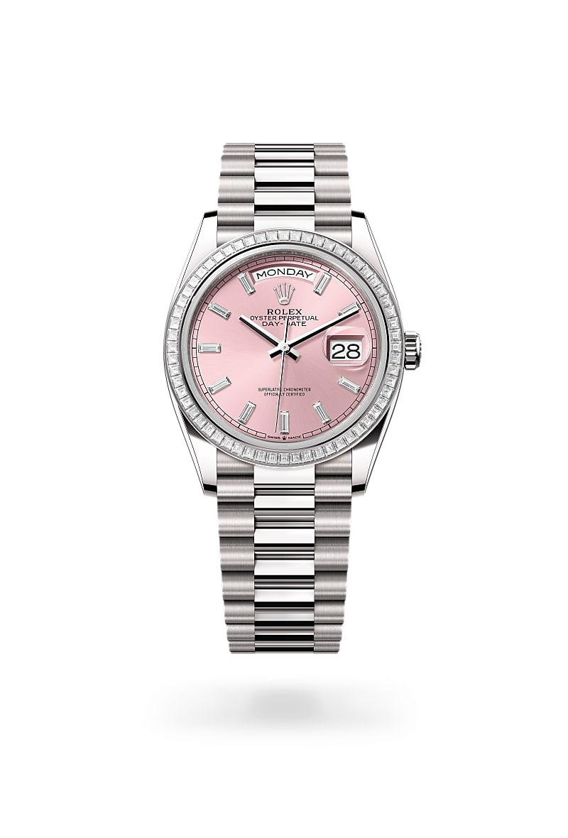Rolex Day-Date 36 M128399TBR-0029 Herrenuhr - Oyster, 36 mm, Weißgold mit Diamanten