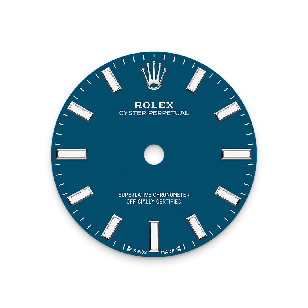 Zifferblatt in Med blue