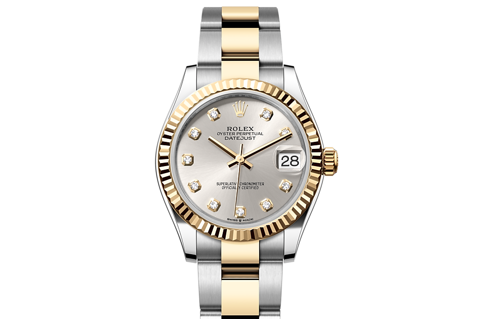Rolex Datejust in Edelstahl Oystersteel und Gold, M278273-0019 