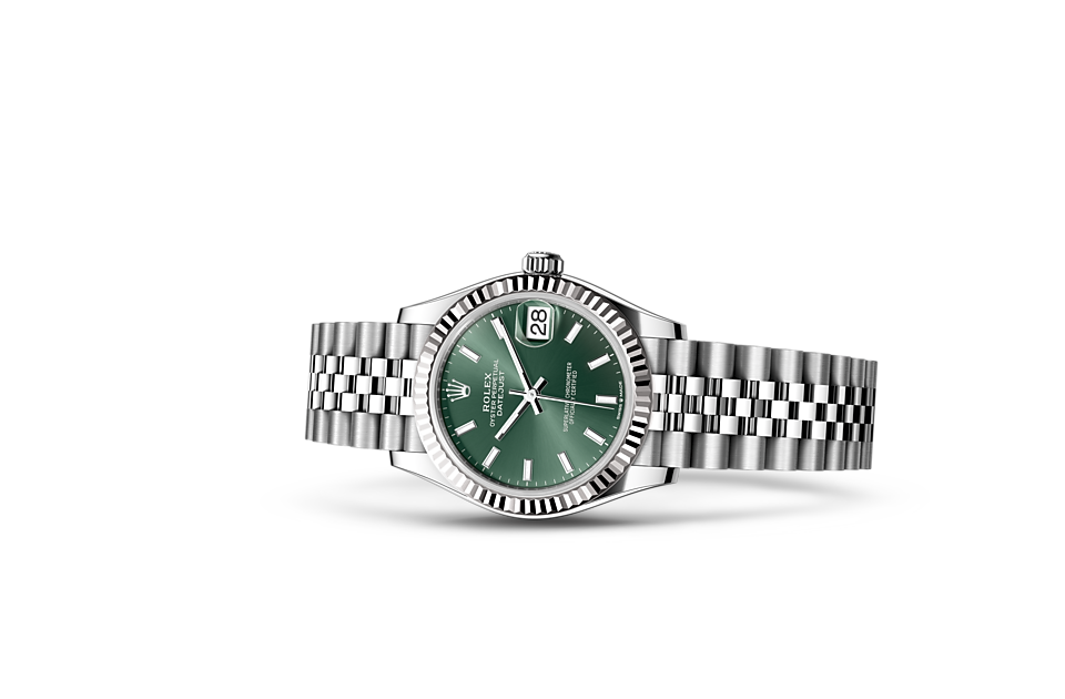 Rolex Datejust in Edelstahl Oystersteel, Edelstahl Oystersteel und 