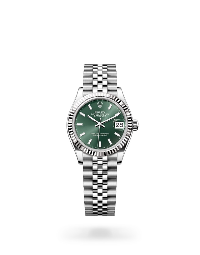 Rolex Datejust in Edelstahl Oystersteel, Edelstahl Oystersteel und 