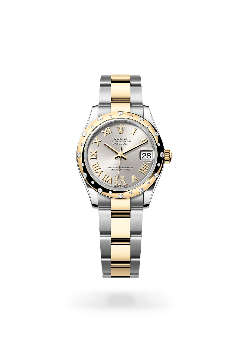 Rolex Datejust 31 M278343RBR-0003 Herrenuhr - Oyster, 31 mm, Edelstahl Oystersteel und Gelbgold mit Diamanten