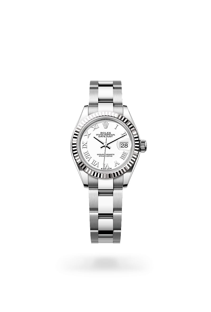 Rolex Lady-Datejust M279174-0020 Herrenuhr - Oyster, 28 mm, Edelstahl Oystersteel und Weißgold