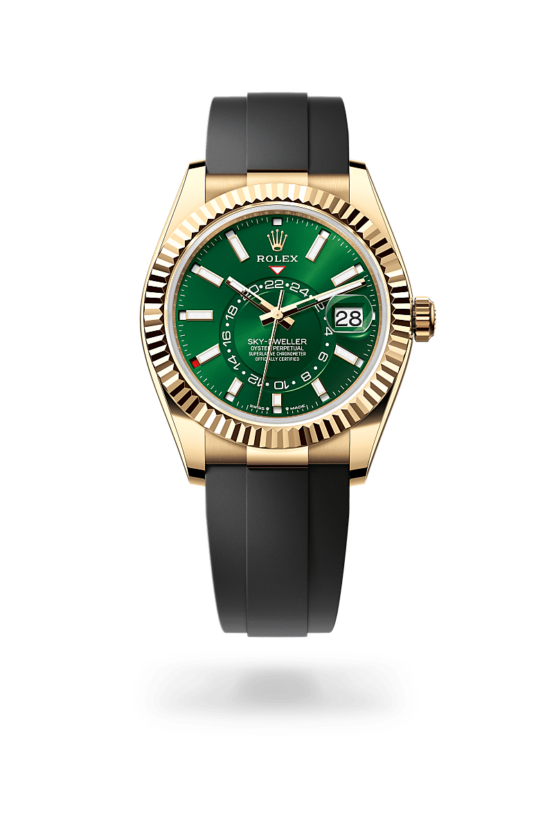 Rolex Sky-Dweller M336238-0004 Herrenuhr - Oyster, 42 mm, Gelbgold 