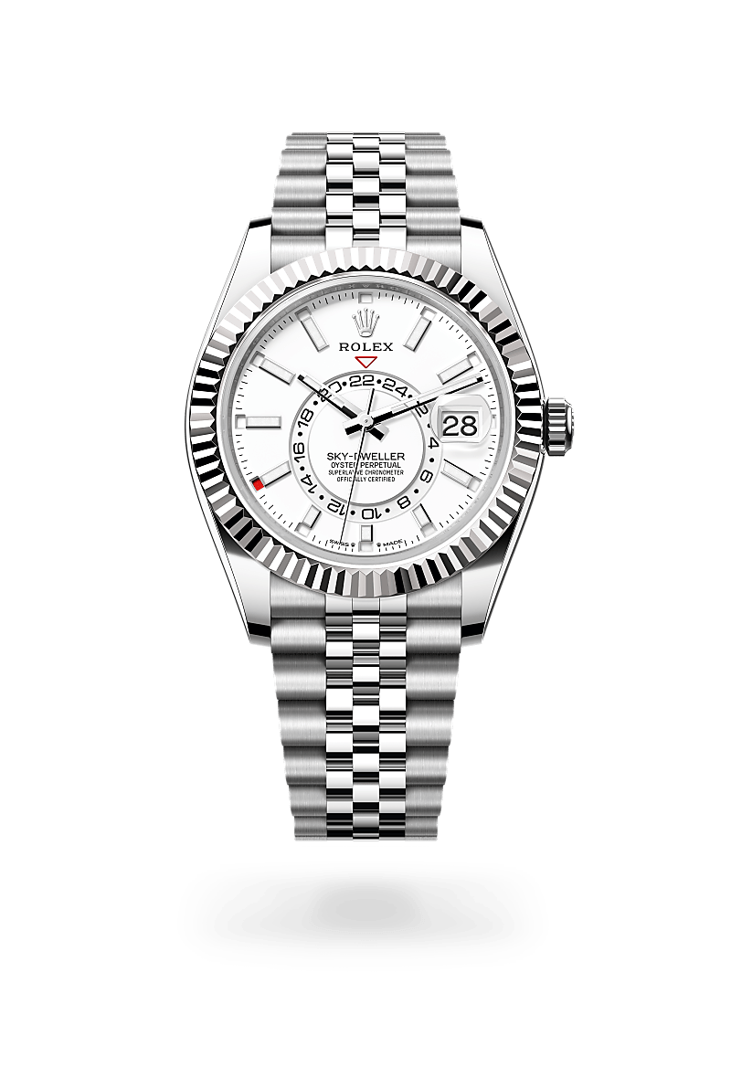 Rolex Sky-Dweller Herrenuhr (M336934-0004) Oyster, 42 mm, Edelstahl Oystersteel und Weißgold