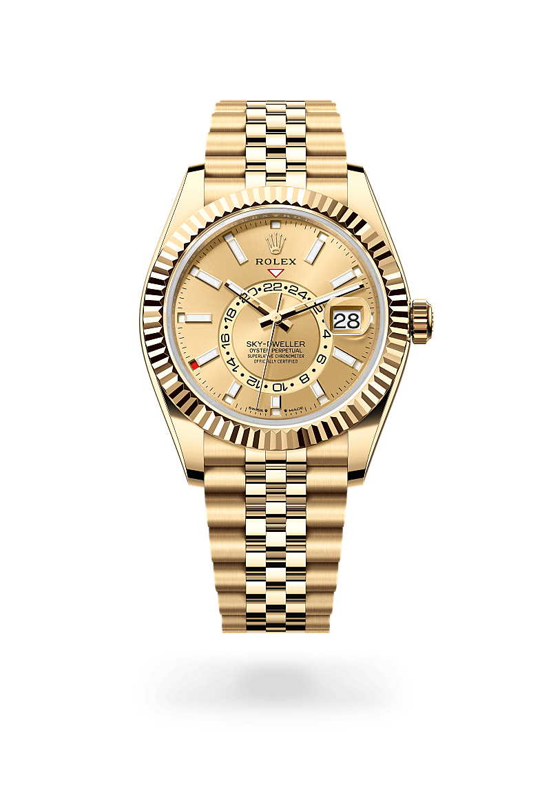 Rolex Sky-Dweller M336938-0004 Herrenuhr - Oyster, 42 mm, Gelbgold 
