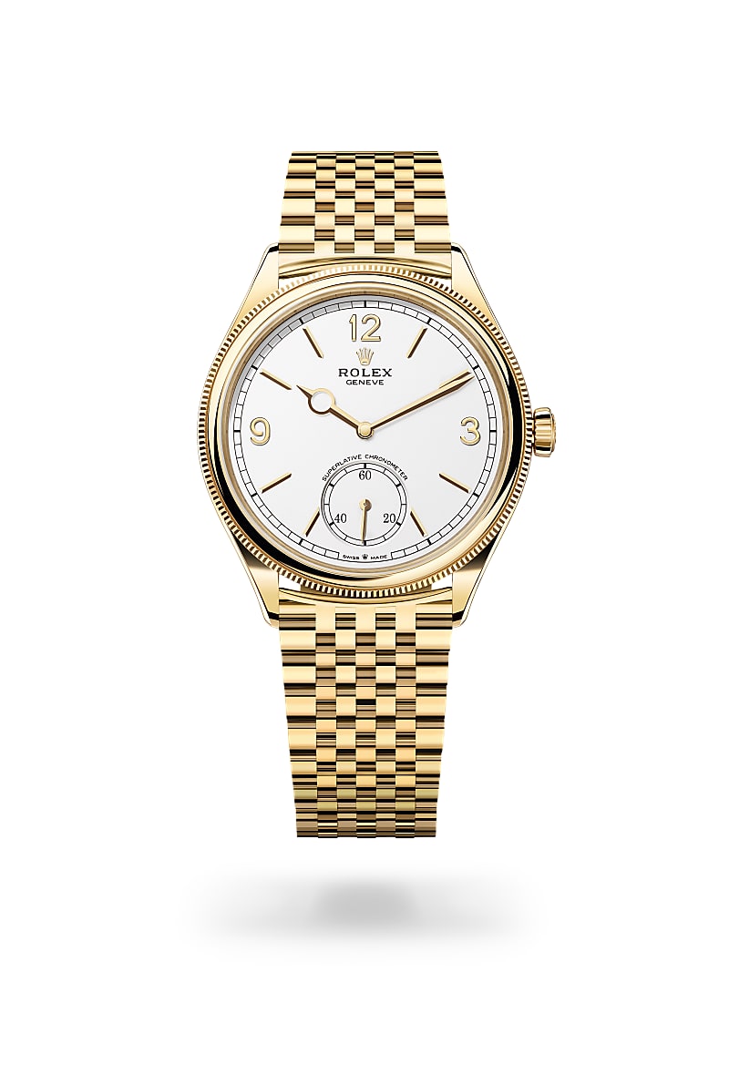 Rolex 1908 M52508-0008 Herrenuhr - 39 mm, 18 Karat Gelbgold, poliert
