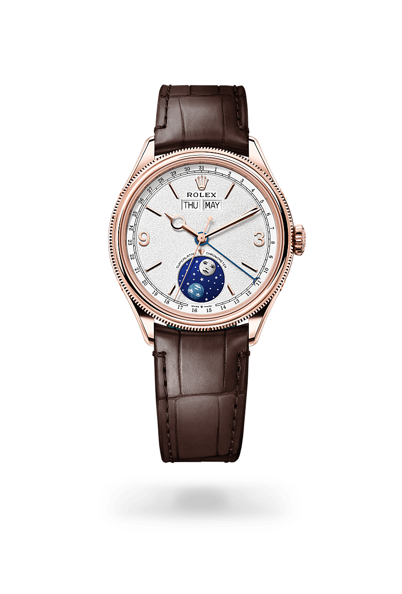 Rolex Padellone Herrenuhr (M53505-0002) 39 mm, 18 Karat Everose-Gold, poliert