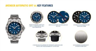 Avenger Automatic GMT 44 Key Features
