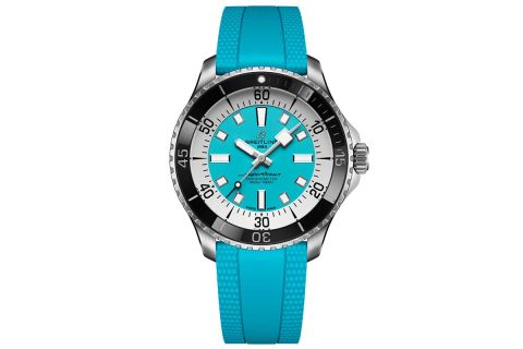 SuperOcean Auto 44 A17376211L2S2 Turquoise Soldier
